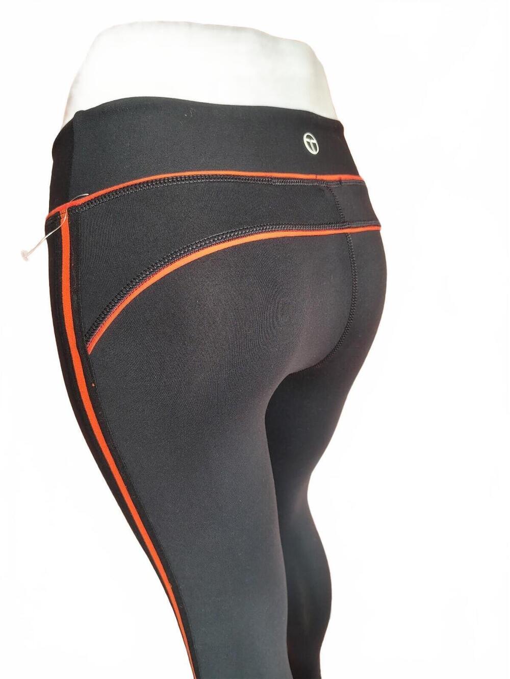 Trina Turk Women's Black/orange Athletic Pants Size Small